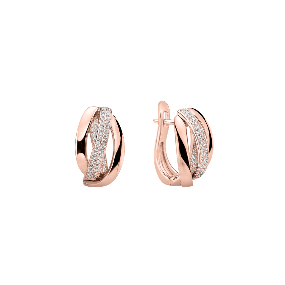 Náušnice s diamanty Charming Ray