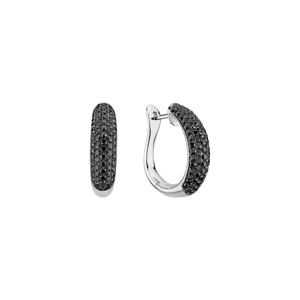 Náušnice s diamanty Inferno Rain